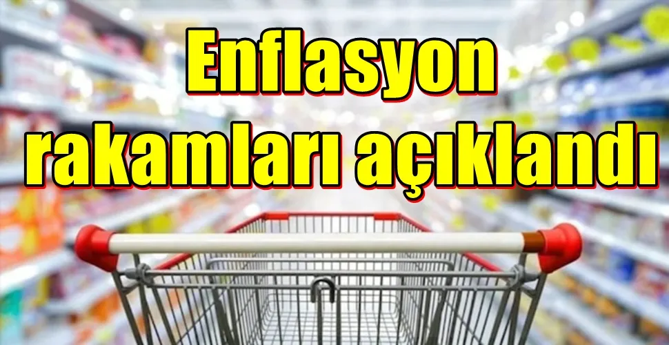 Enflasyon rakamları açıklandı