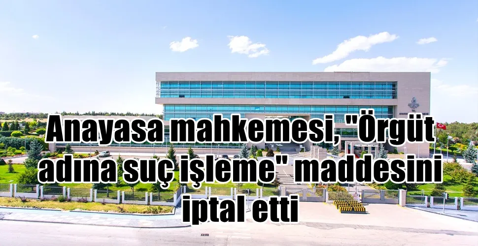Anayasa mahkemesi,