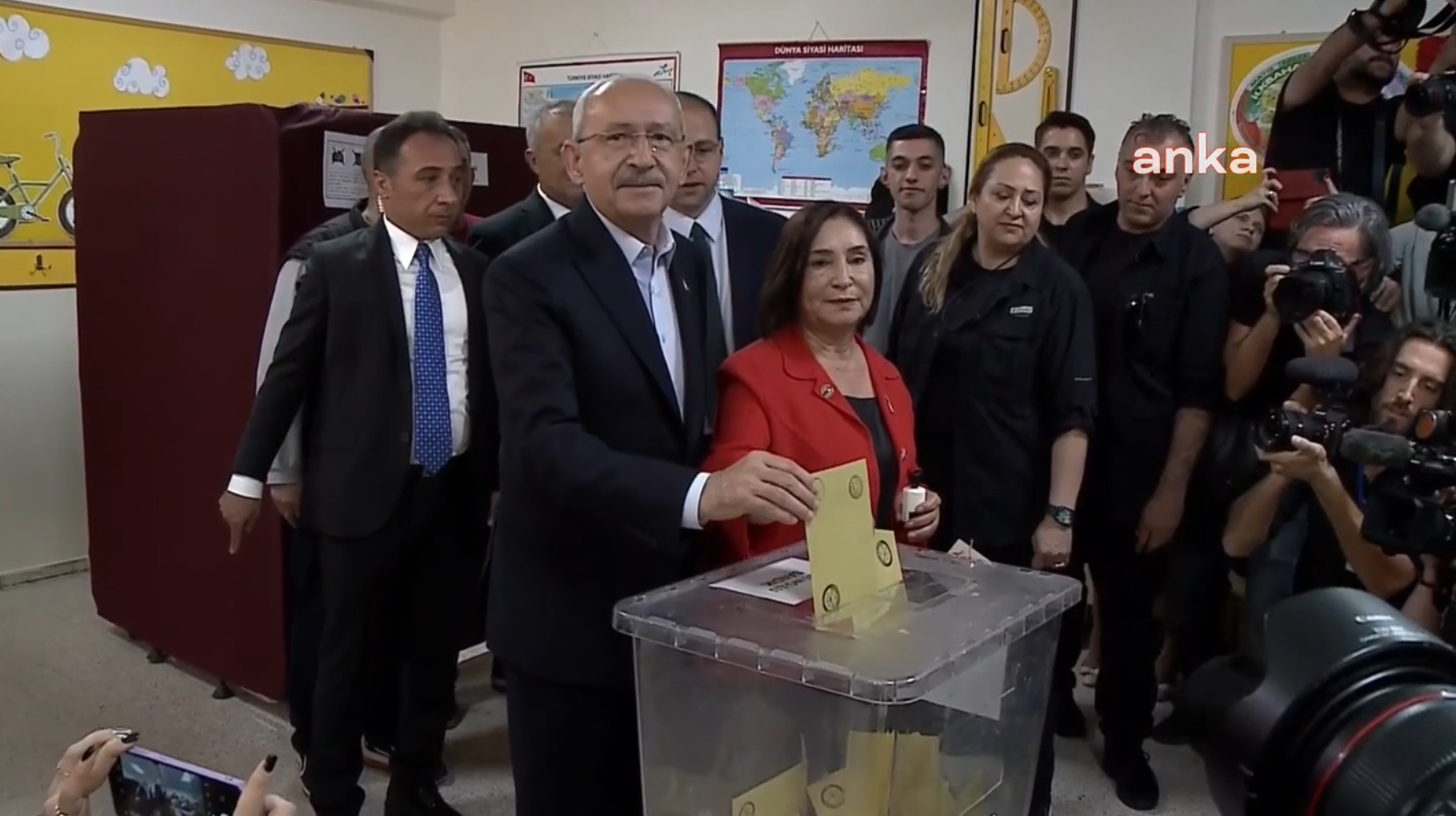 KEMAL KILIÇDAROĞLU EŞİ SELVİ KILIÇDAROĞLU İLE BİRLİKTE ANKARA