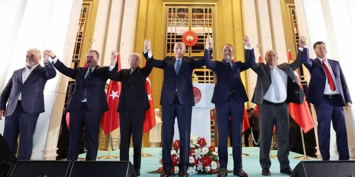  Sinan Oğan ve HÜDA PAR lideri aynı karede