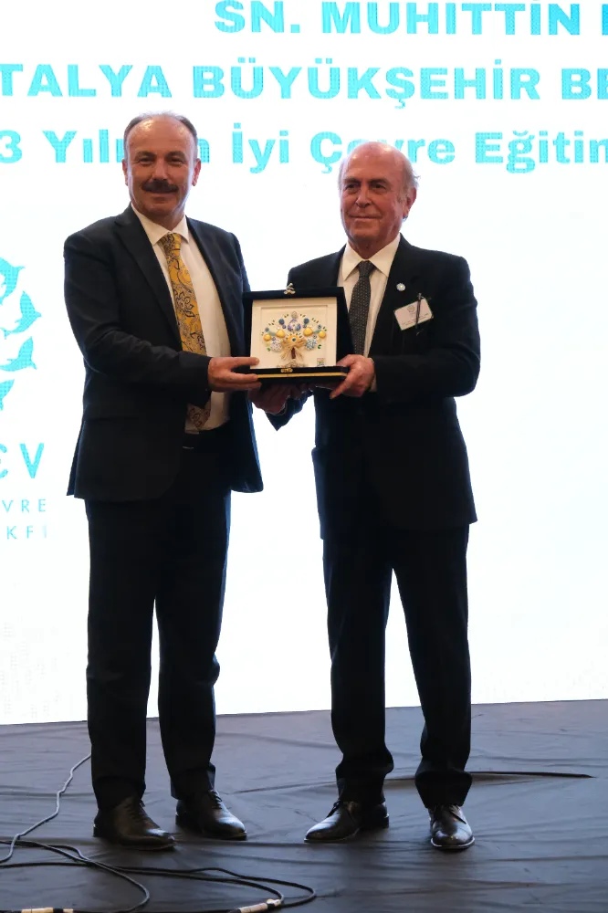 Türkiye’nin en önemli çevre ödülü 5. kez   Antalya Büyükşehir Belediyesi’nin oldu