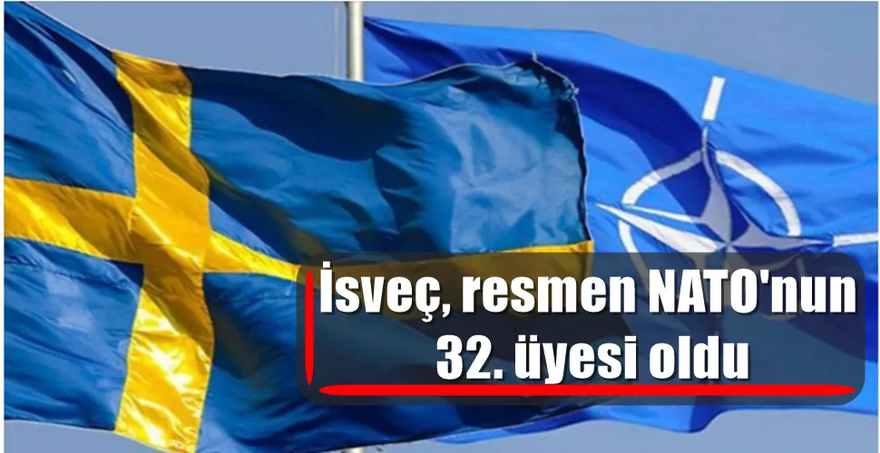 İsveç, resmen NATO