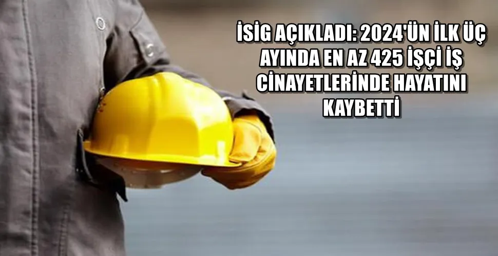  İSİG AÇIKLADI: 2024