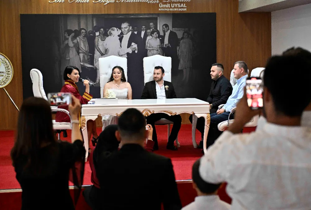 Muratpaşa’da nikah yoğunluğu