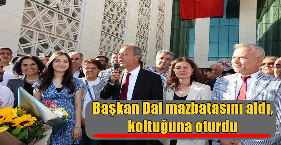  Menderes Dal mazbatasını aldı, koltuğuna oturdu