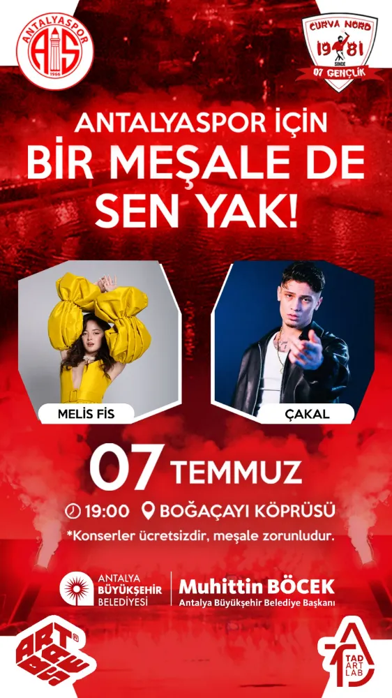 Boğaçayı Köprüsü kırmızı-beyaza bürünecek
