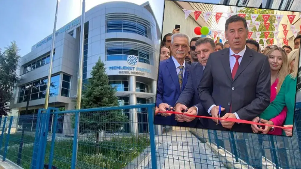 Memleket Partisi’nin eski genel merkez binasına Oğan