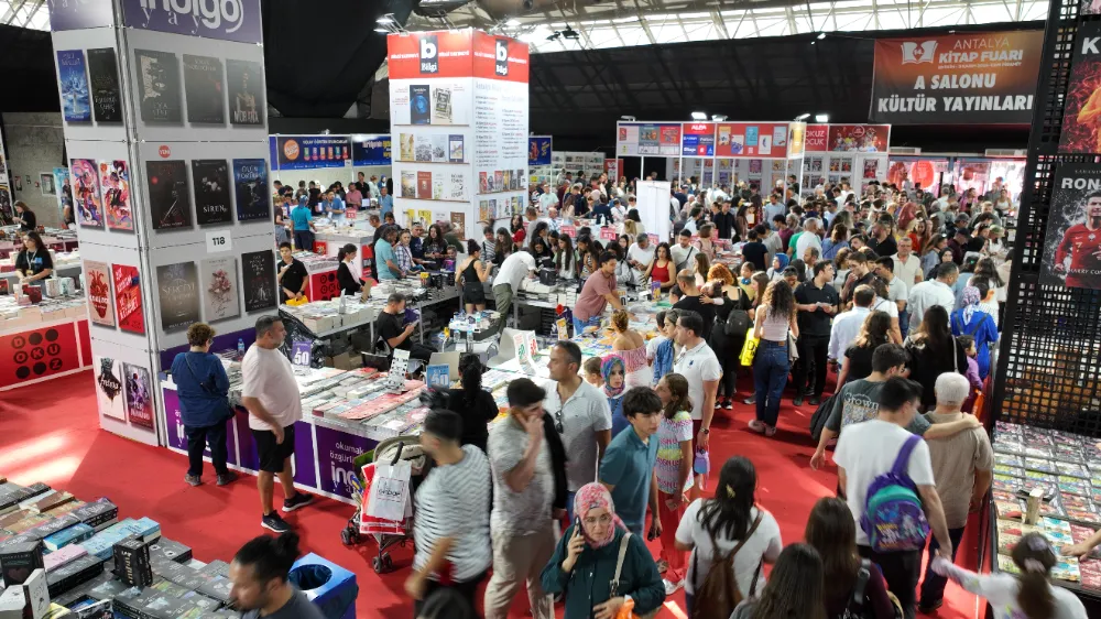5. Antalya Kitap Fuarı 3 Ekim Cuma Günü başlıyor 