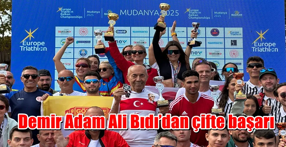  Demir Adam Ali Bıdı’dan çifte başarı: Mudanya ve Ayvalık’ta 2 kupa 1 madalya
