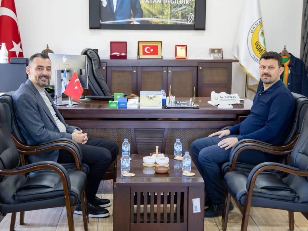 MANAVGAT BELEDİYE BAŞKAN VEKİLİ  MEHMET ÇİÇEK’TEN ORMAN İŞLETME MÜDÜRLÜĞÜ’NE ZİYARET