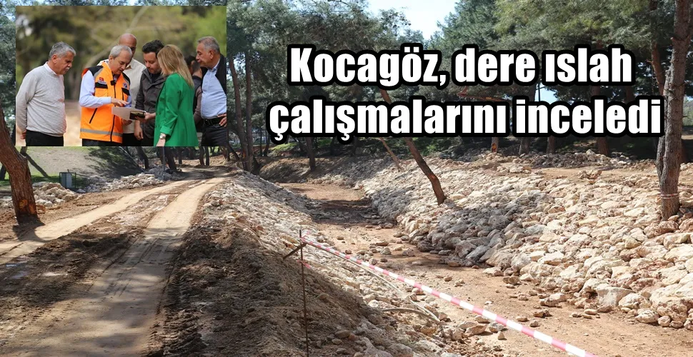 Kocagöz, dere ıslah çalışmalarını inceledi