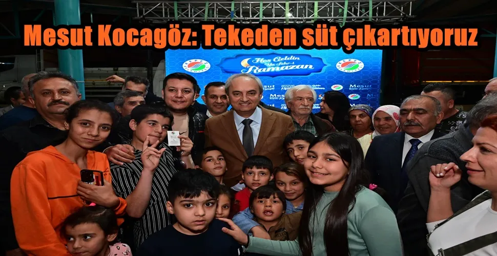 Mesut Kocagöz: Tekeden süt çıkartıyoruz
