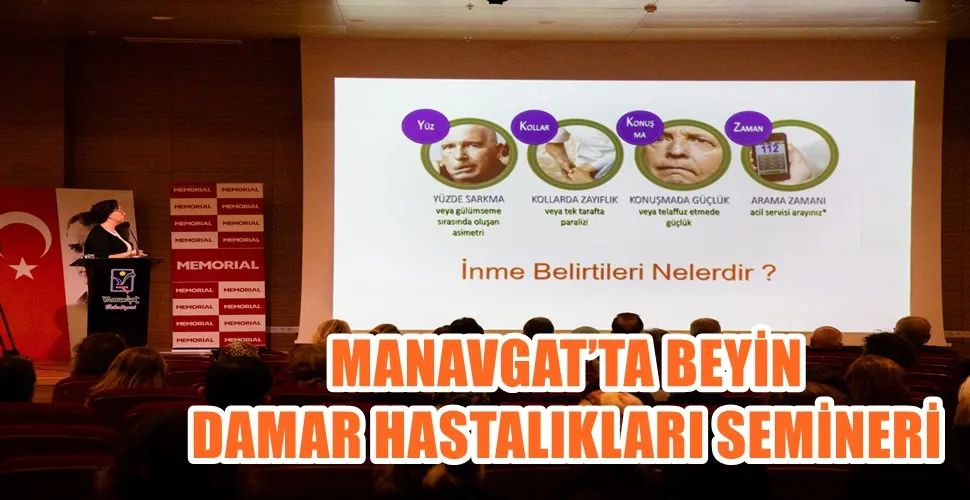 MANAVGAT’TA BEYİN DAMAR HASTALIKLARI SEMİNERİ