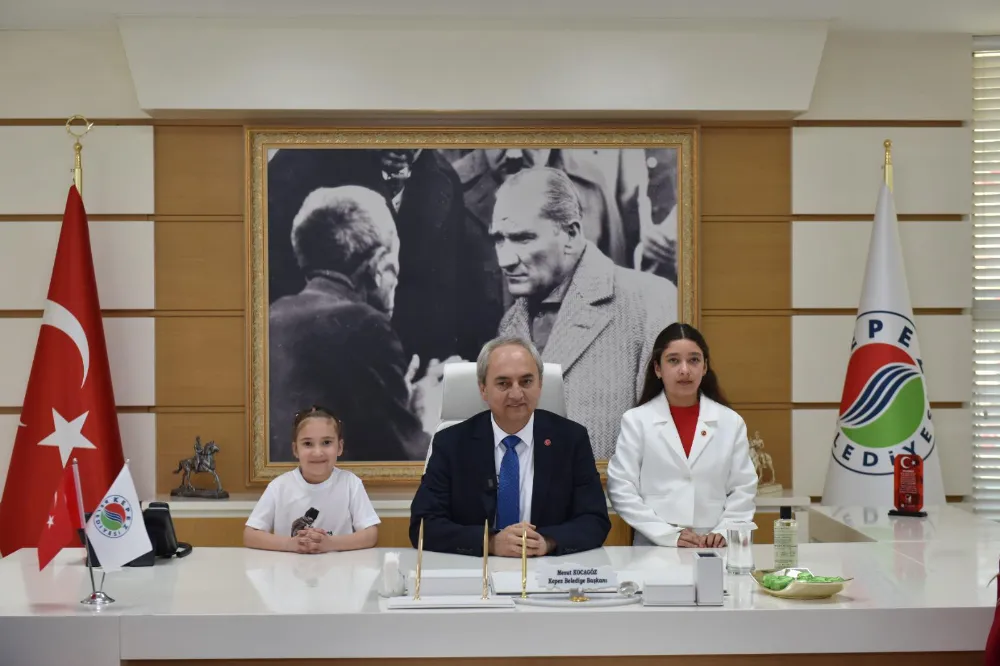 Kepez’de başkanlık koltuğu 23 Nisan’da çocukların