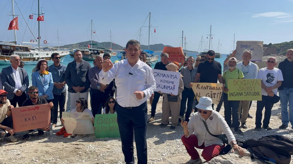CHP’Lİ CAVİT ARI; “DOĞAYI RANTA TESLİM ETMEYECEĞİZ; GERENLİK KOYU HALKINDIR, HALKIN KALACAK!”