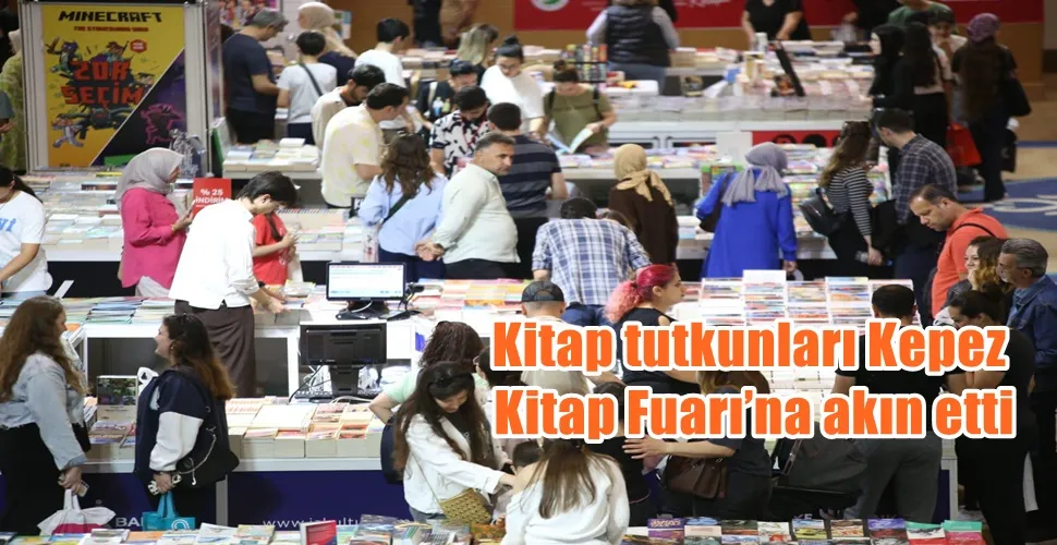 Kitap tutkunları Kepez Kitap Fuarı’na akın etti