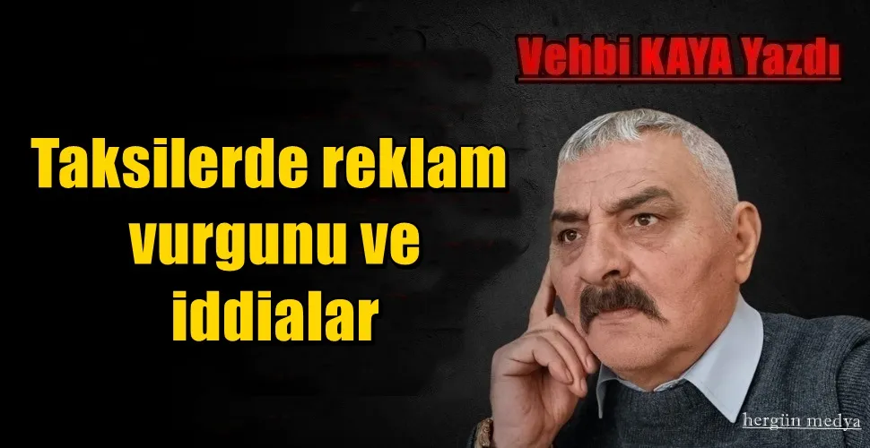 Taksilerde reklam vurgunu ve iddialar