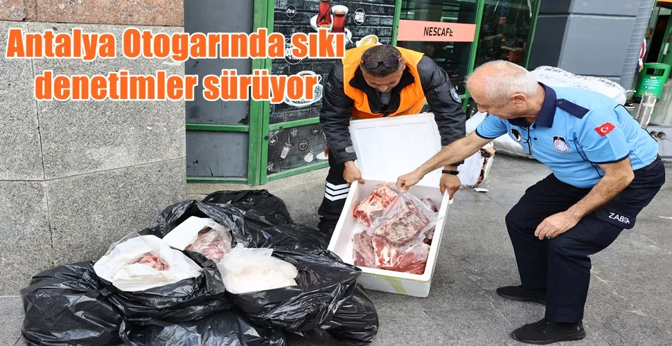 Antalya Otogarında denetimler sürüyor