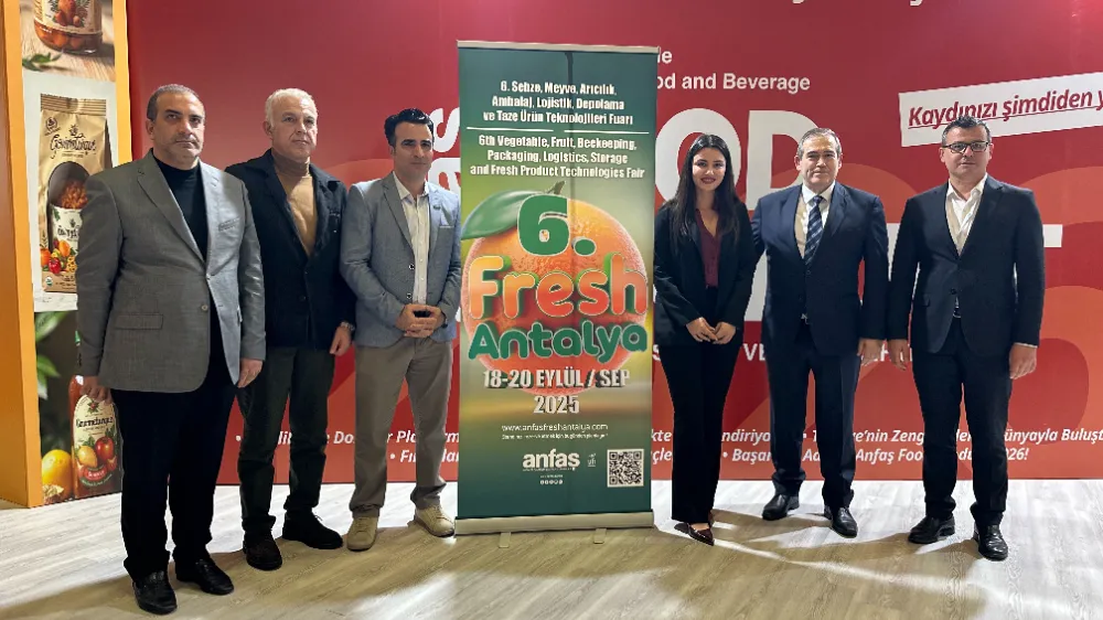 6. Anfaş Fresh Antalya Fuarı’na büyük ilgi bekleniyor