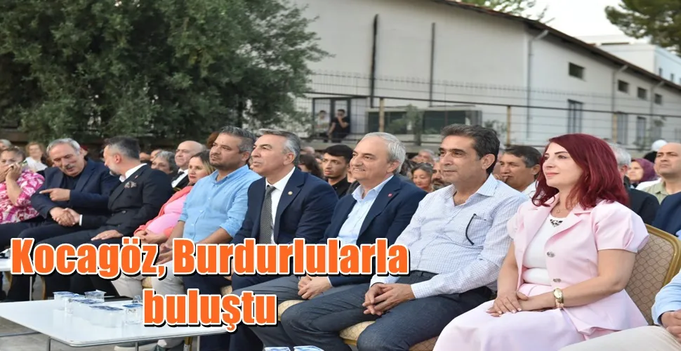 Kocagöz, Burdurlularla buluştu