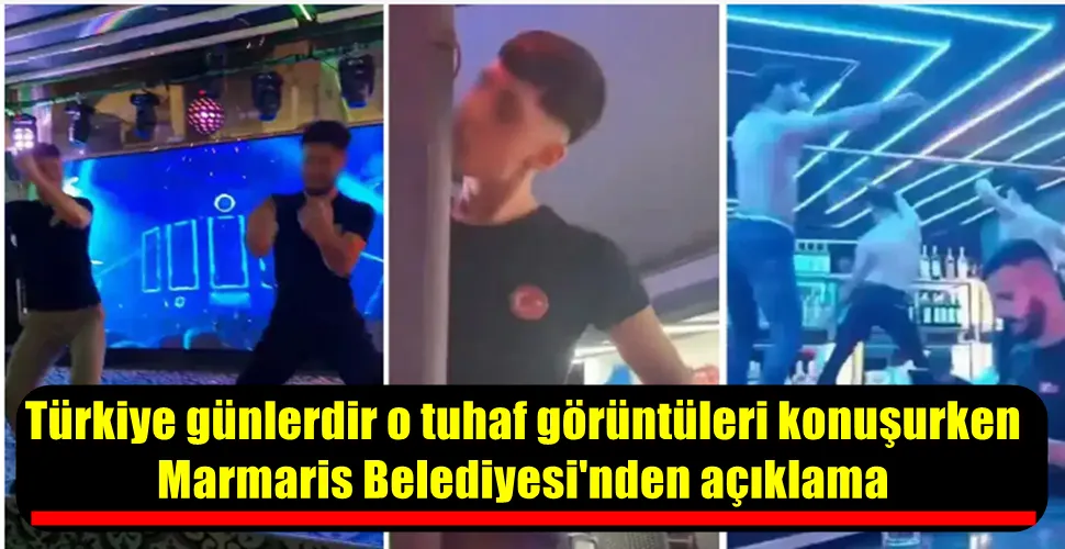 Türkiye günlerdir o tuhaf görüntüleri konuşurken  Marmaris Belediyesi