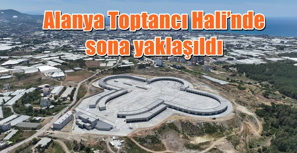 Alanya Toptancı Hali’nde sona yaklaşıldı