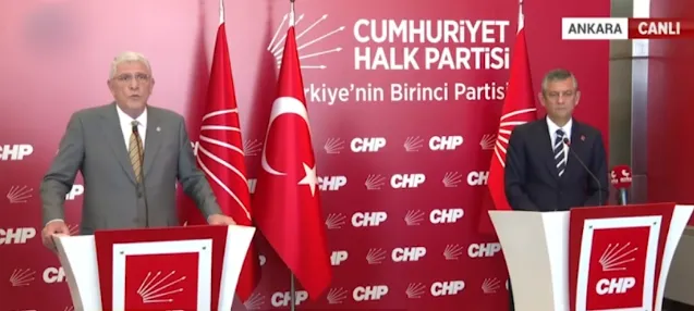  CHP ve İYİ Parti bir araya geldi