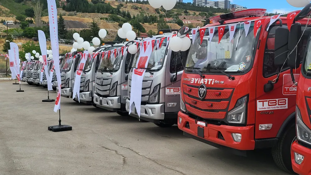TBB’DEN BELEDİYELERE 62 ARAÇ HİBESİ