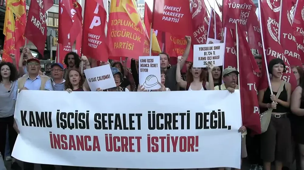 Kamu işçileri, İstanbul’da ses yükseltti: