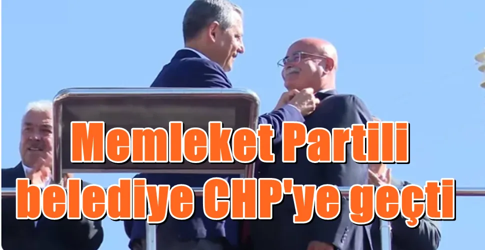  Memleket Partili belediye CHP