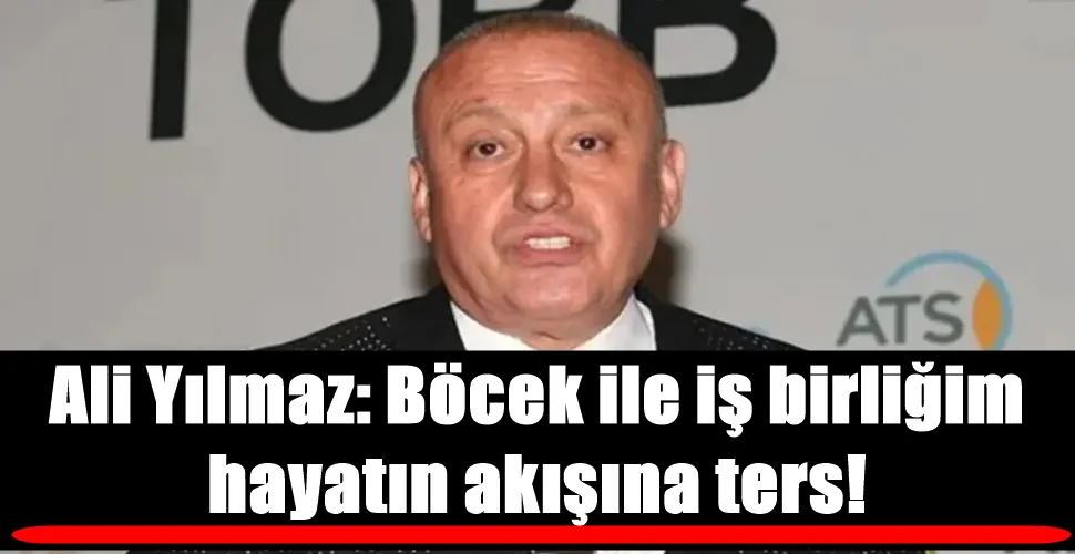 Ali Yılmaz: Böcek ile iş birliğim hayatın akışına ters!