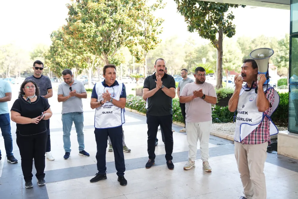 KOTAN MEMUR EYLEMİNE DESTEK VERDİ