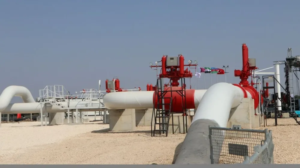 Türkiye-Suriye doğal gaz boru hattı açıldı...