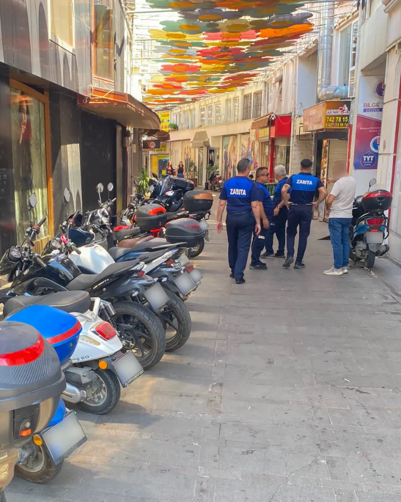 ÇİÇEK SOKAK’TA YAYA GÜVENLİĞİNE YÖNELİK DENETİM GERÇEKLEŞTİRİLDİ