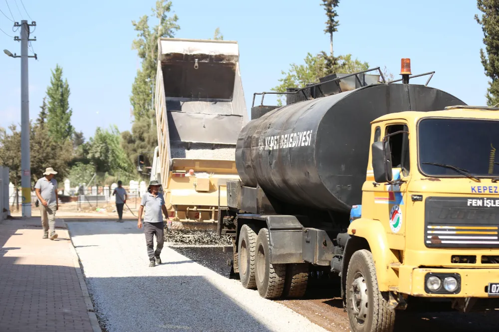 Göksu Mahallesi’nde yollar sathi asfaltla yenilendi