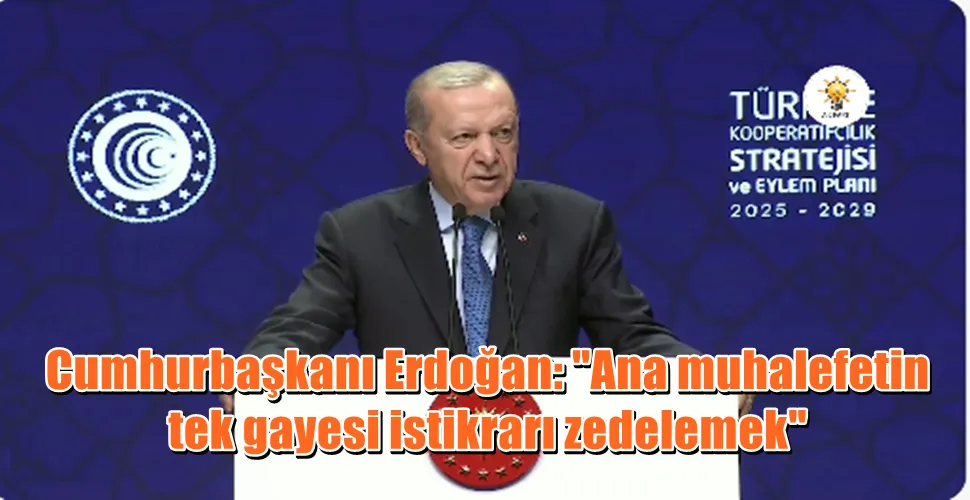 Cumhurbaşkanı Erdoğan: 