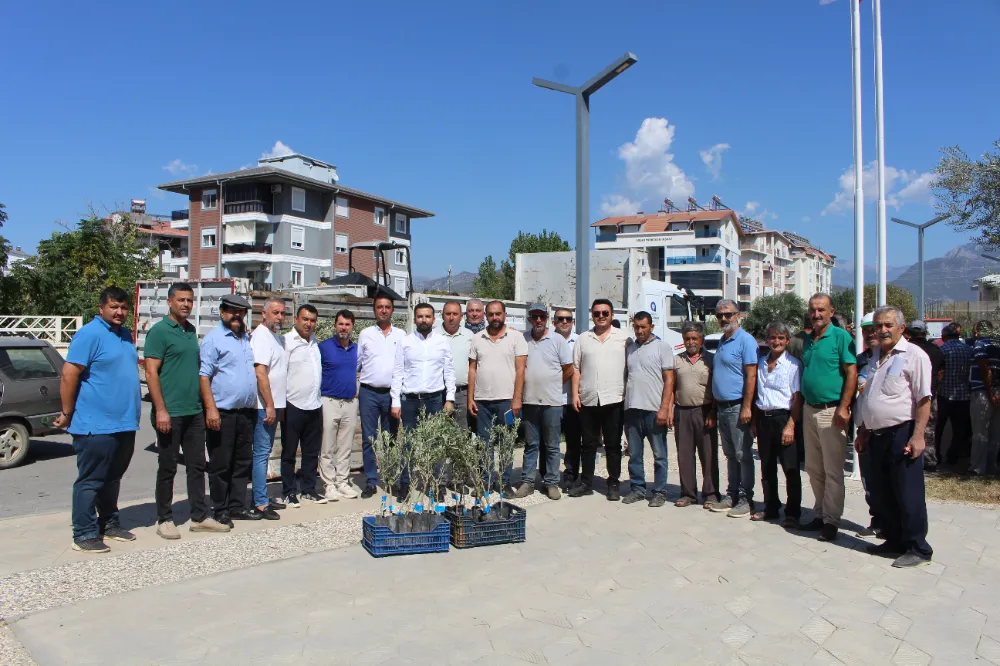Gazipaşa’da 83 kişiye 1660 adet fidan desteğinde bulunuldu