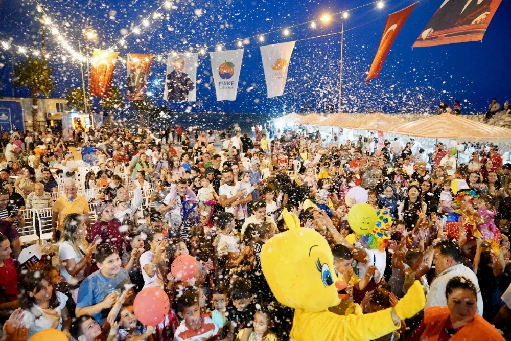 Finike çocuklar ile şenlendi