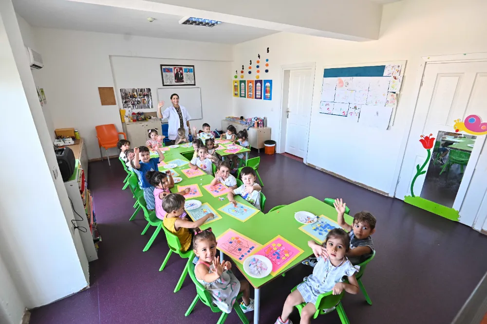 Kreşlerde yeni eğitim-öğretim dönemi başladı