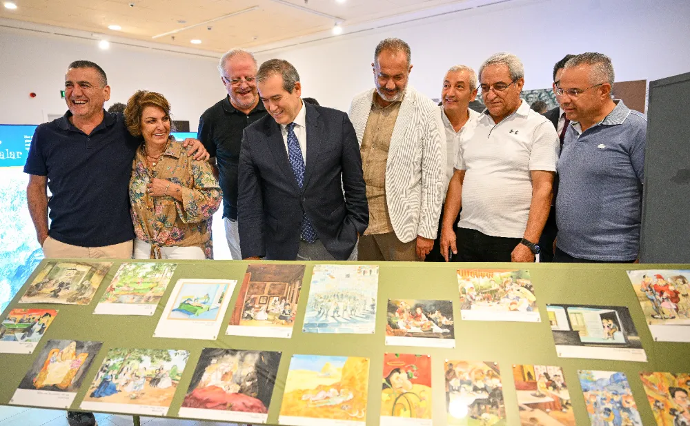 “İSTANBUL’UN RESMİ” VE “YAZAN-ÇİZEN LATİF DEMİRCİ” SERGİLERİ ANTALYA’DA