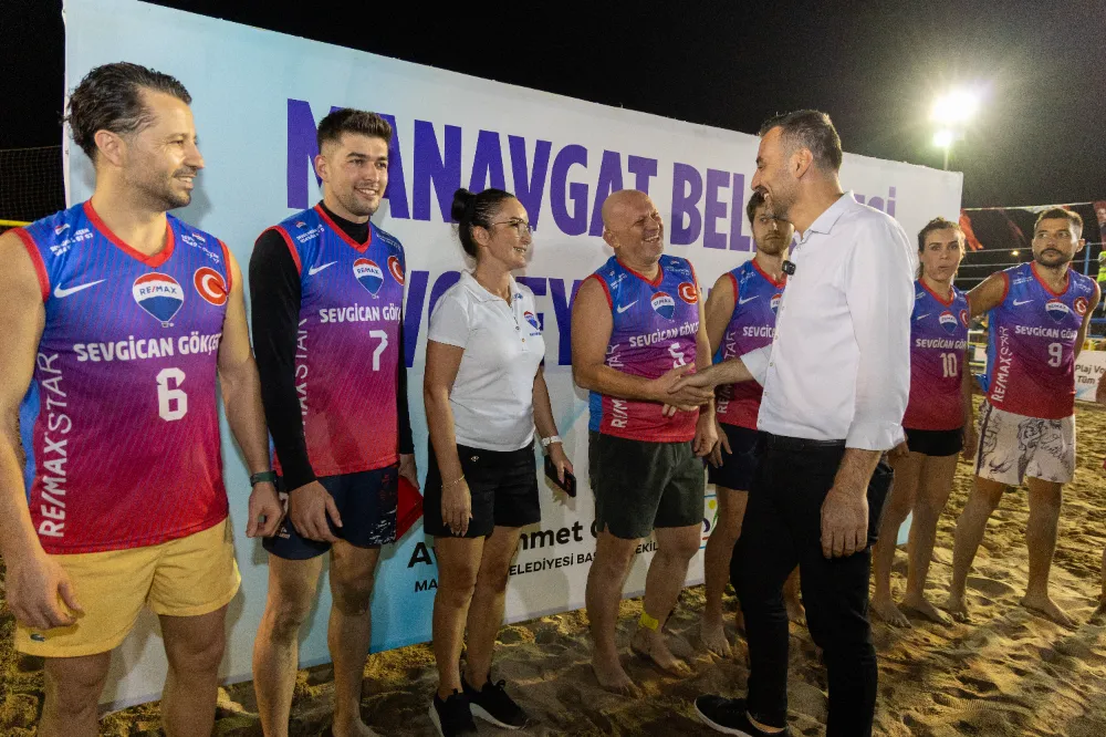 MANAVGAT BELEDİYESİ PLAJ VOLEYBOLU HALK TURNUVASI SONA ERDİ