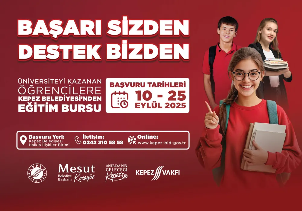 Kepez Belediyesi’nden üniversite öğrencilerine burs desteği