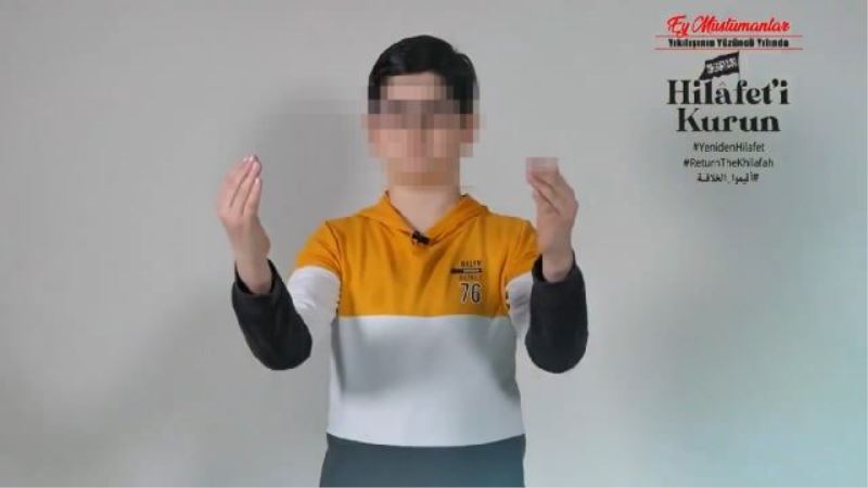 Nereye gidiyoruz!  Çocuklara hilafet çağrısı yaptırdılar