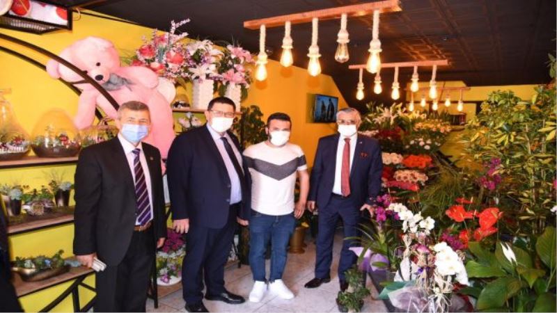 Adlıhan Dere’den  Kemer’de Esnaf ve Sanatkarlara Pandemi Ziyareti