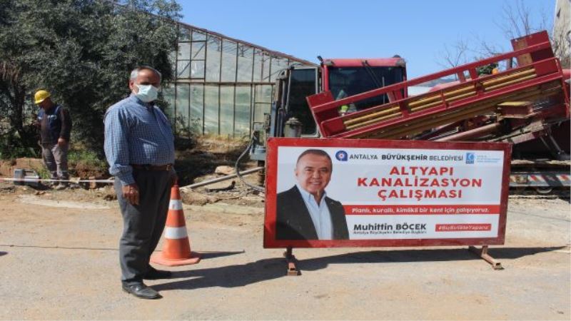 Gazipaşa Sanayi Sitesi’nin  kanalizasyon çilesi bitiyor