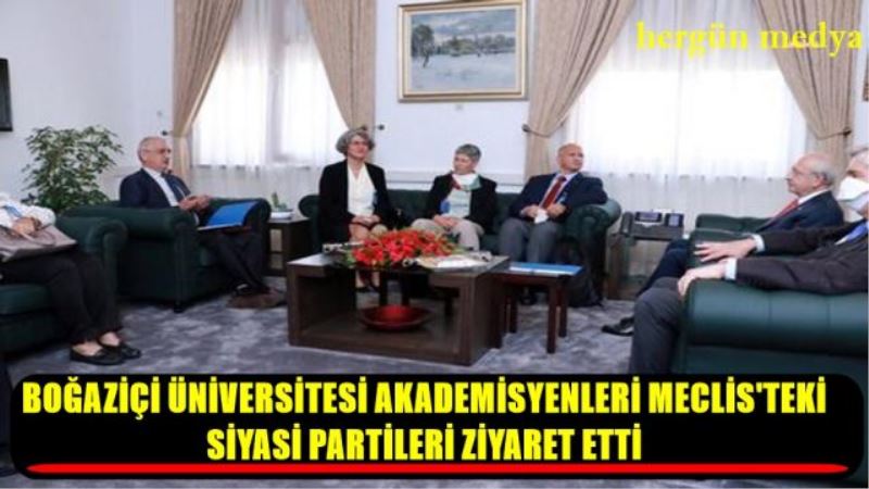 BOĞAZİÇİ ÜNİVERSİTESİ AKADEMİSYENLERİ MECLİS