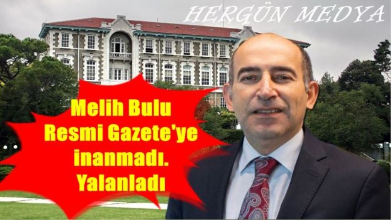 Melih Bulu  Resmi Gazete