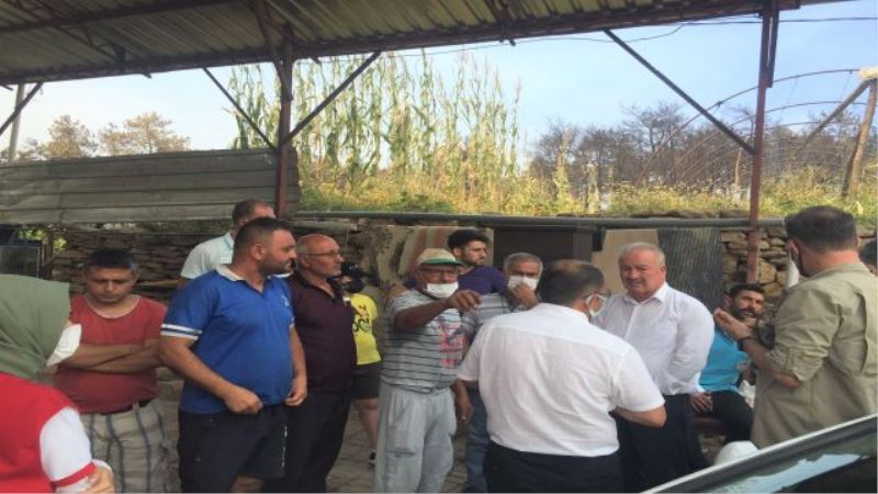 AKSU’DAN YANGIN ZEDELERE YARDIM