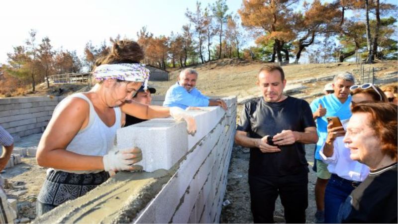 Haluk Levent, yangın mağduru Manavgatlıları ziyaret etti