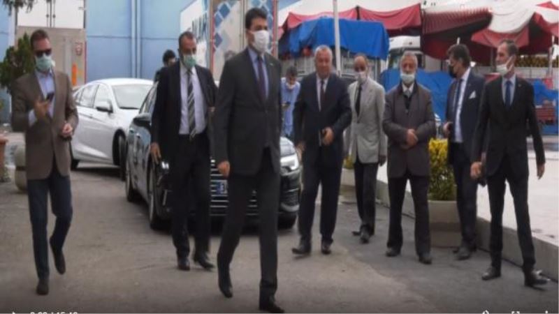 GÜLTEKİN UYSAL TOPTANCI HALİNİ ZİYARET ETTİ